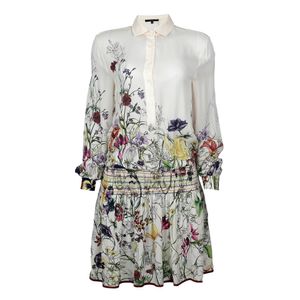 Vestido Gucci Seda Estampa Floral