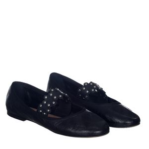 Sapatilha Red Valentino Couro Preto