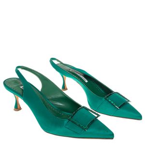 Scarpin Manolo Blahnik Verde