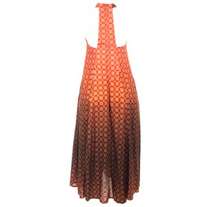 Vestido Andrea Marques Quadriculado Degradê