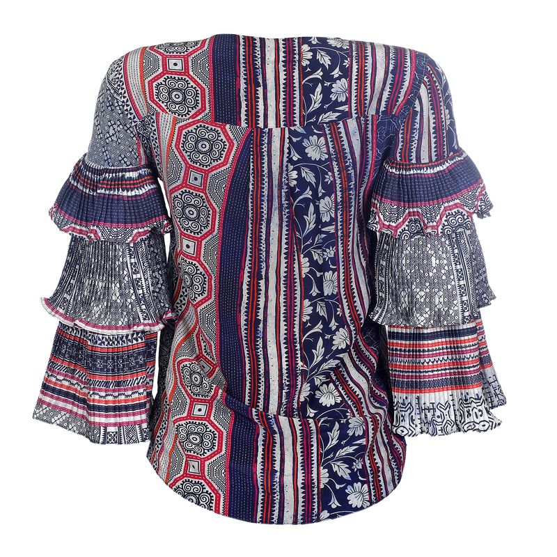 Blusa-Adriana-Barrada-Seda-Manga-Plissada-Estampada