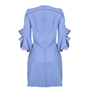 Vestido Roksanda Azul e Vinho