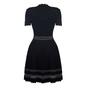 Vestido Alexander McQueen Preto e Branco