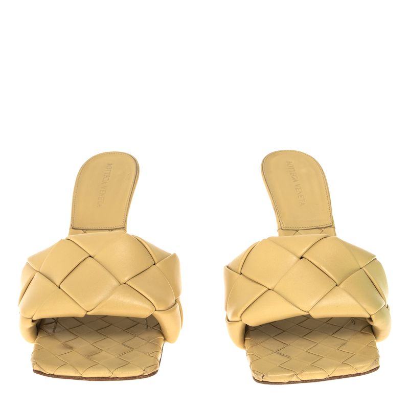 Sandalia-Bottega-Veneta-Mule-Intrecciato-Amarelo