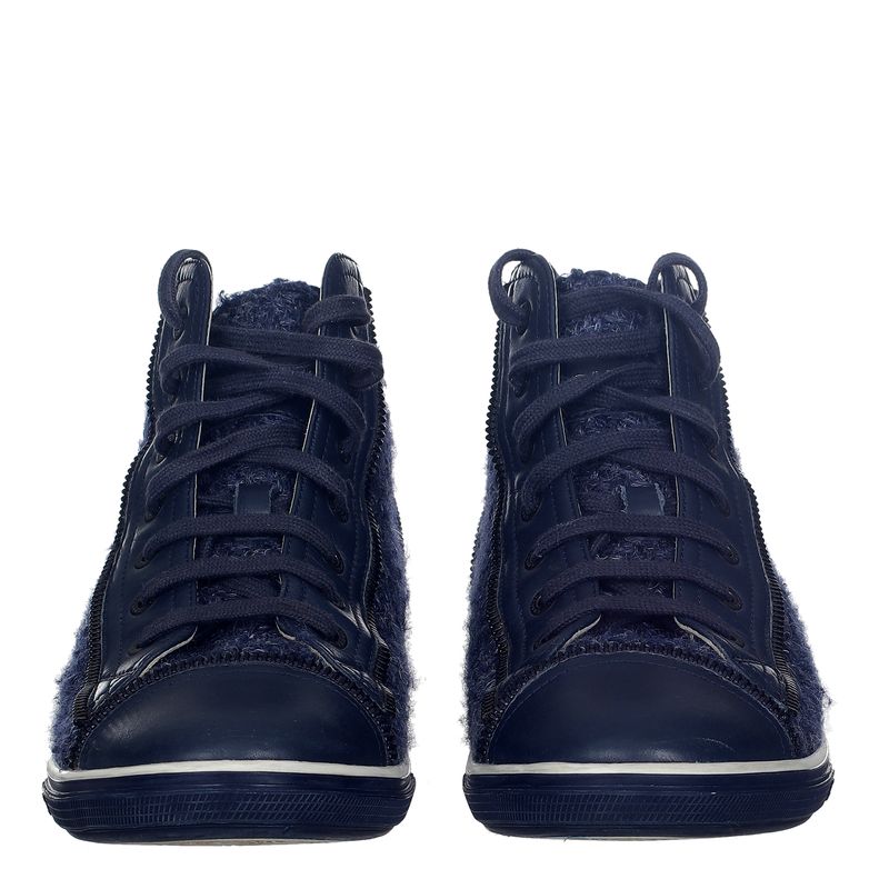 Tenis-Chanel-Couro-e-Tweed-Azul-Marinho-