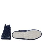 Tenis-Chanel-Couro-e-Tweed-Azul-Marinho-