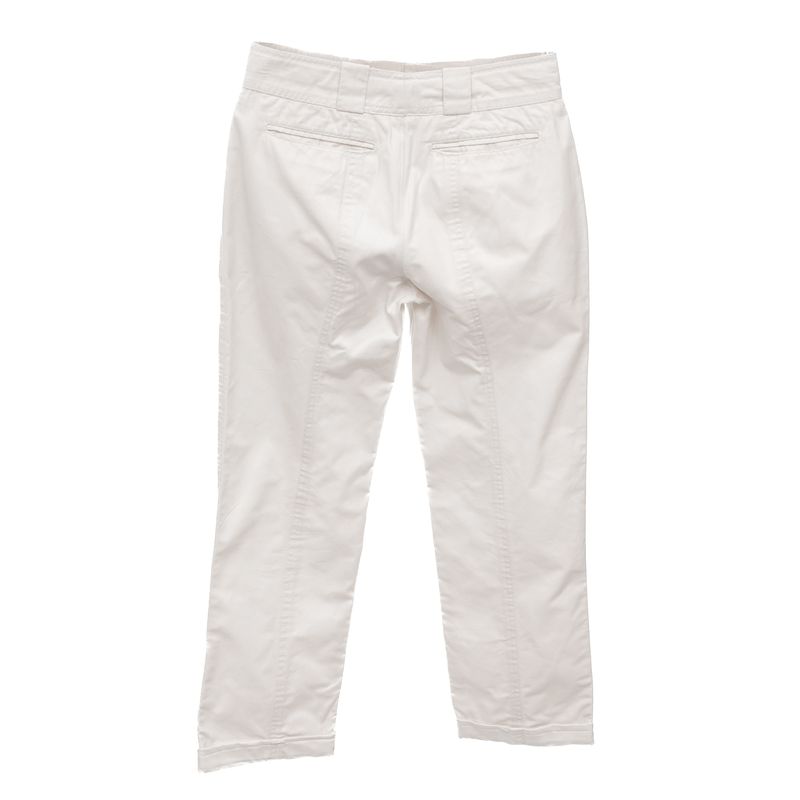 Calca-Louis-Vuitton-Reta-Sarja-Bege-