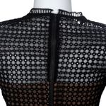 Vestido-Self-Portrait-Tela-Preto-e-Bege-