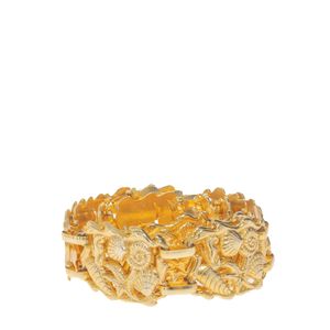 Cinto Vintage Fundo do Mar Dourado