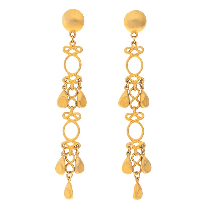 Brinco-Givenchy-Pendente-Longo-Dourado