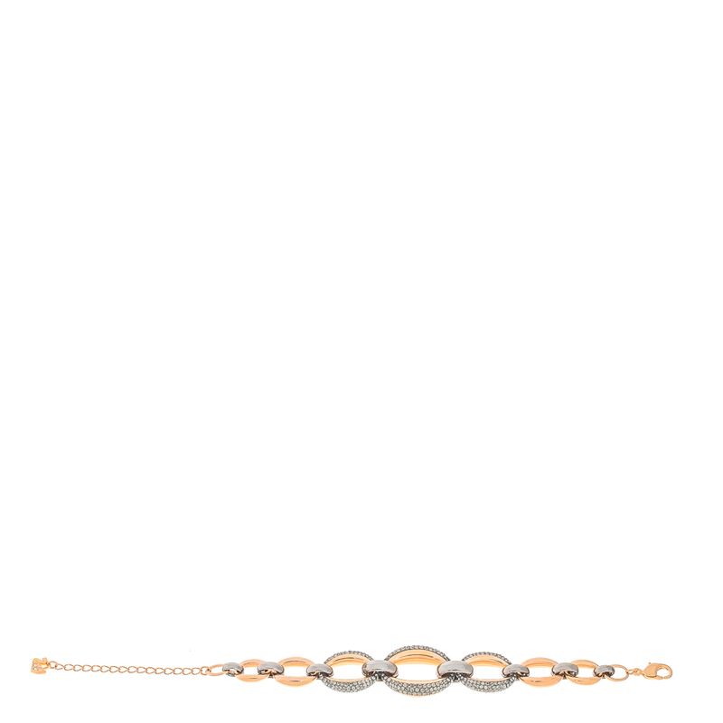 Pulseira-Swarovski-Circlet-com-Rose-e-Chumbo-