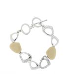 Pulseira-Swarovski-Prateado-Esmaltado-com-Cristais
