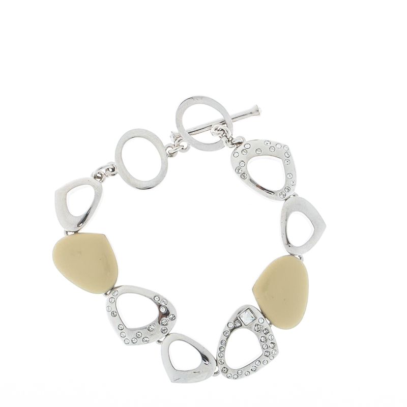 Pulseira-Swarovski-Prateado-Esmaltado-com-Cristais