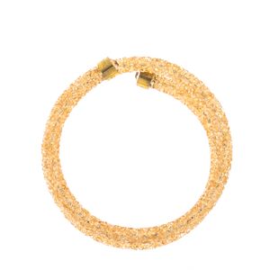 Pulseira Swarovski Stardust Cristais Champanhe