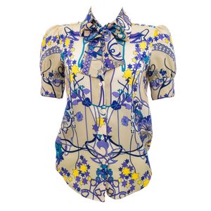 Camisa Red Valentino Estampada Bege