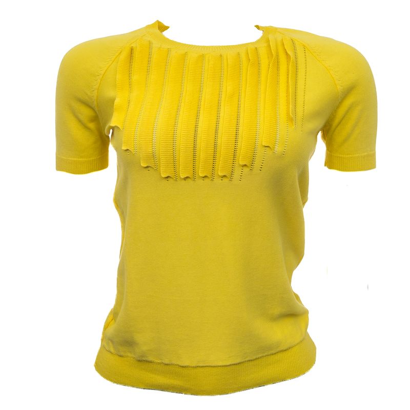Blusa-Red-Valentino-Trico-Amarela