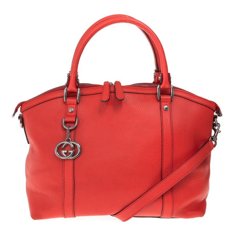 Bolsa-Gucci-Dome-Satchel-Couro-Coral