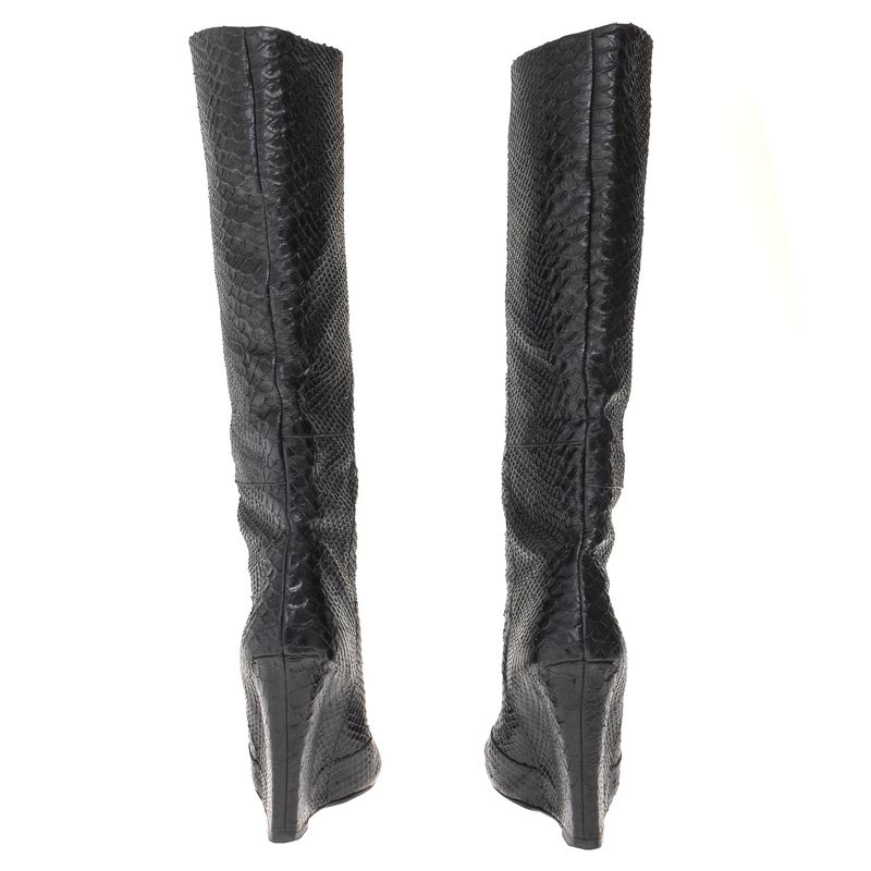 Bota-Giuseppe-Zanotti-Couro-Exotico-Preto