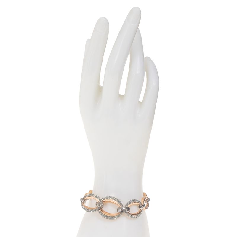 Pulseira-Swarovski-Circlet-com-Rose-e-Chumbo-