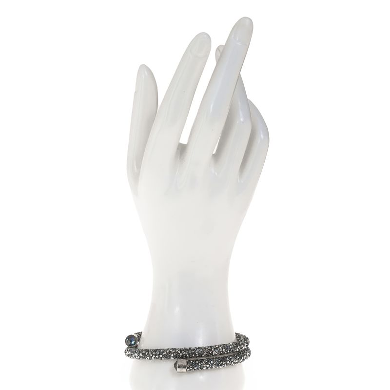 Pulseira-Swarovski-Stardust-Cristais-Cinzas