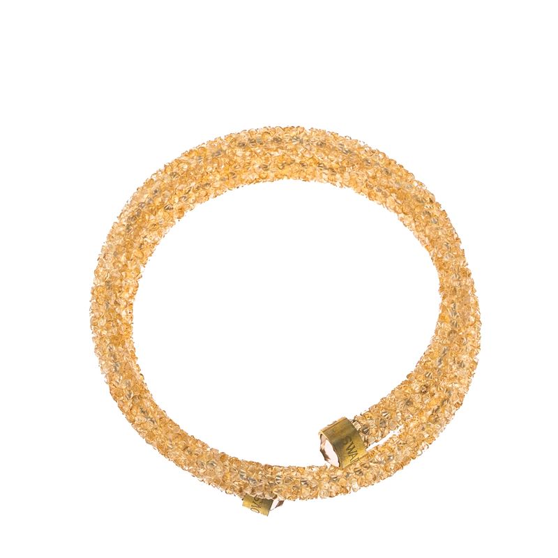 Pulseira-Swarovski-Stardust-Cristais-Champanhe