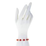 Pulseira-Swarovski-Vintage-Discos-com-Cristais-Vermelhos