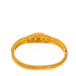 Bracelete-Swarovski-Vintage-Dourado-com-Cristais-Vermelhos