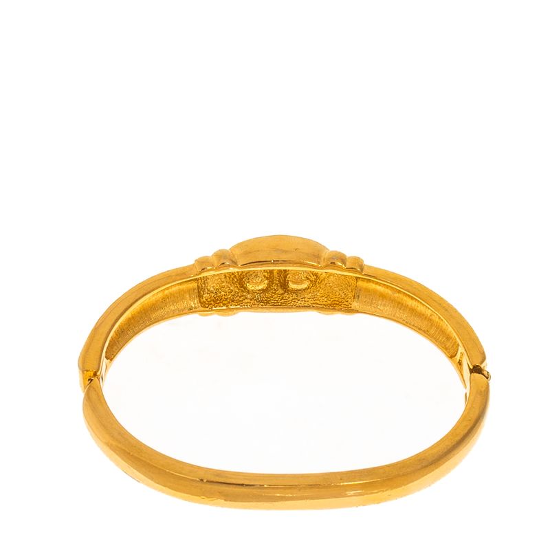 Bracelete-Swarovski-Vintage-Dourado-com-Cristais-Vermelhos