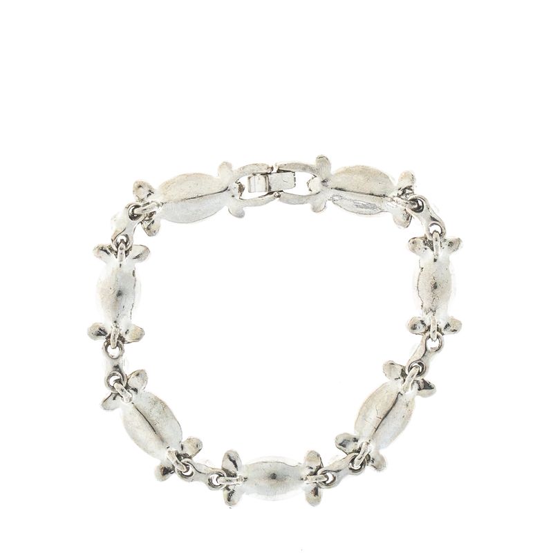 Pulseira-Givenchy-Prateada-com-Cristais-Roxos