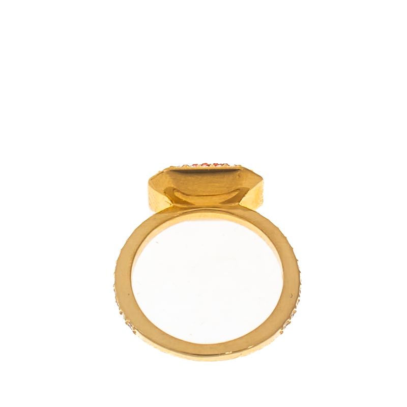 Anel-Swarovski-Retangulo-Dourado-e-Rosa