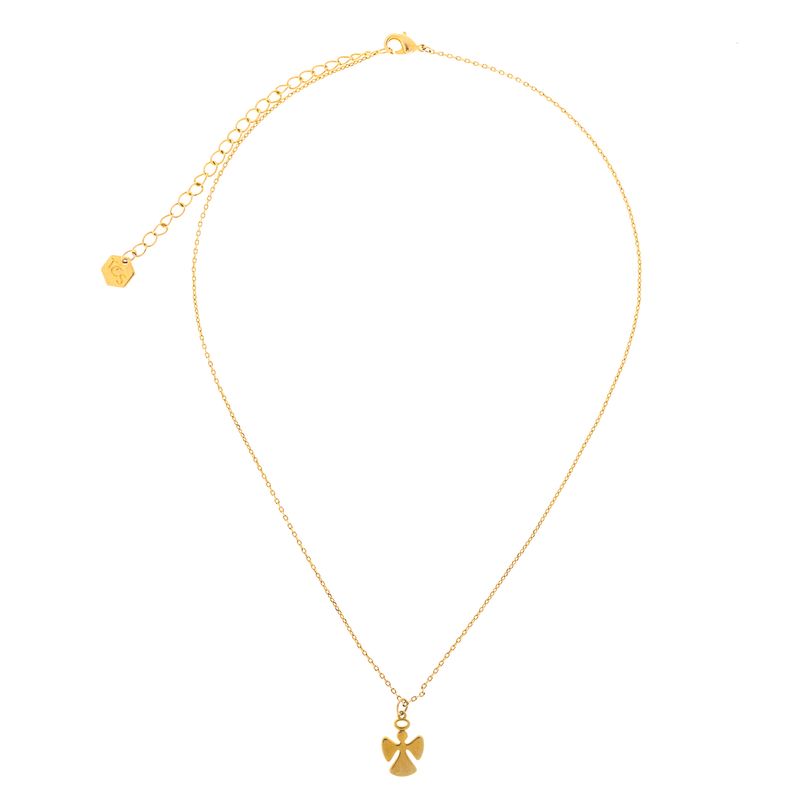 Colar-Pendente-Anjo-Dourado
