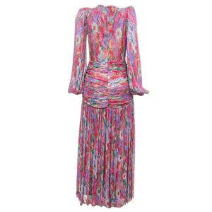 Vestido PatBo Longo Lurex Floral