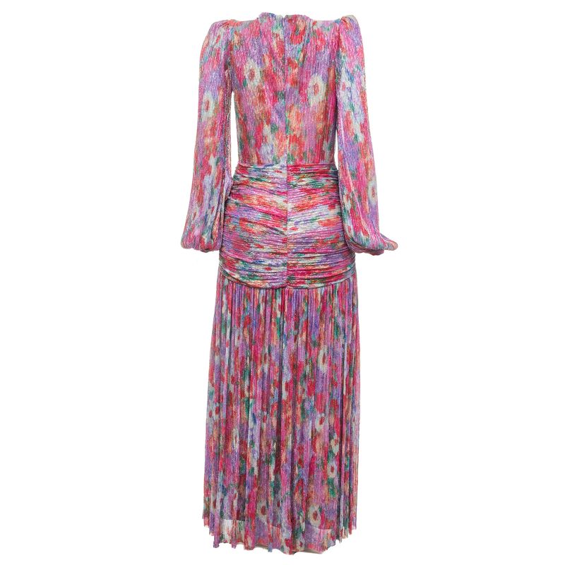 Vestido-PatBo-Longo-Lurex-Floral