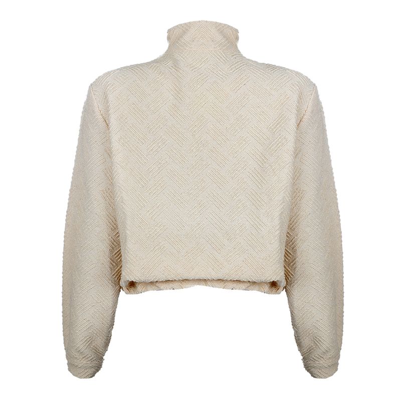 Casaco-Gaya-Ziper-Creme-Texturizado-