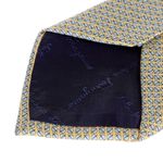 Gravata-Salvatore-Ferragamo-Estampa-Amarela-e-Azul-