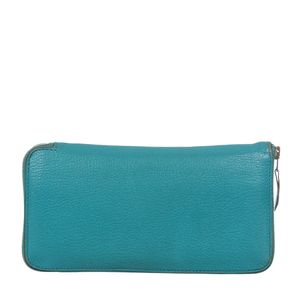 Carteira Hermes Classique Turquesa