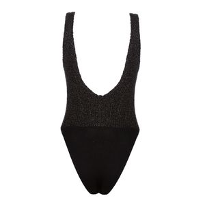 Body Paula Raia Tricô Preto