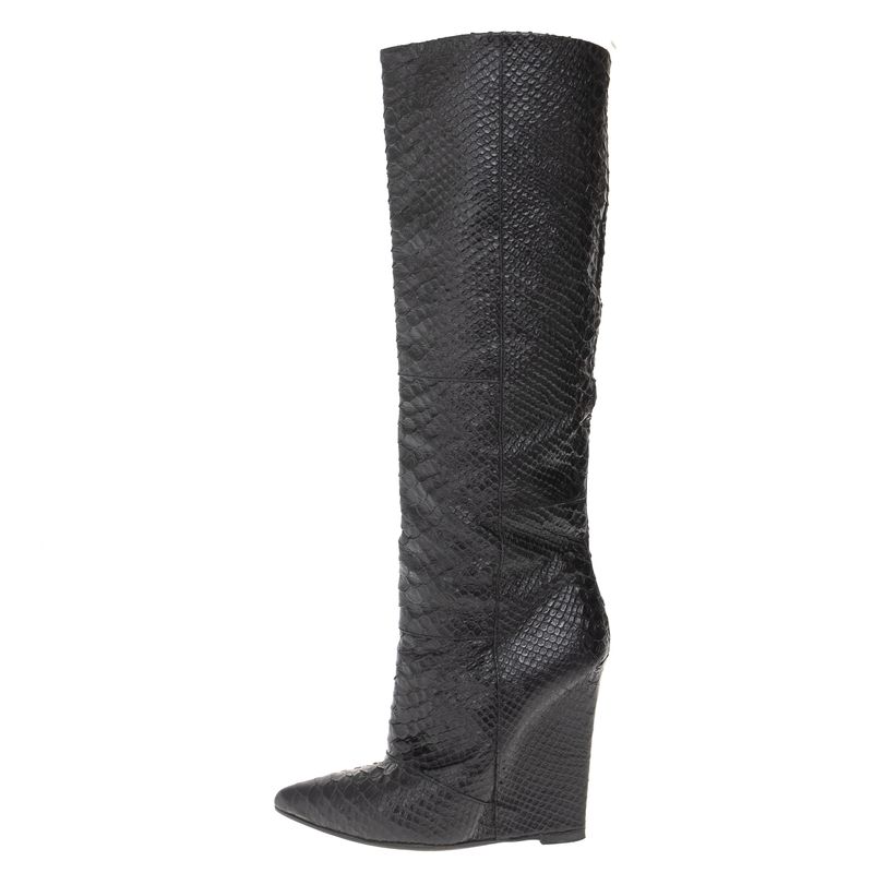 Bota-Giuseppe-Zanotti-Couro-Exotico-Preto
