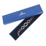 Pulseira-Swarovski-Circlet-com-Rose-e-Chumbo-