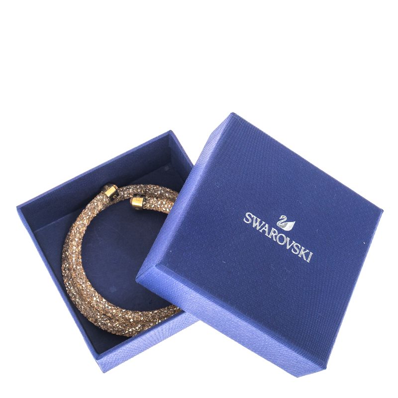 Pulseira-Swarovski-Stardust-Cristais-Champanhe