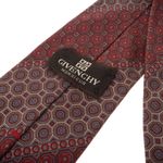 Gravata-Givenchy-Vintage-Seda-Estampada-Vermelha