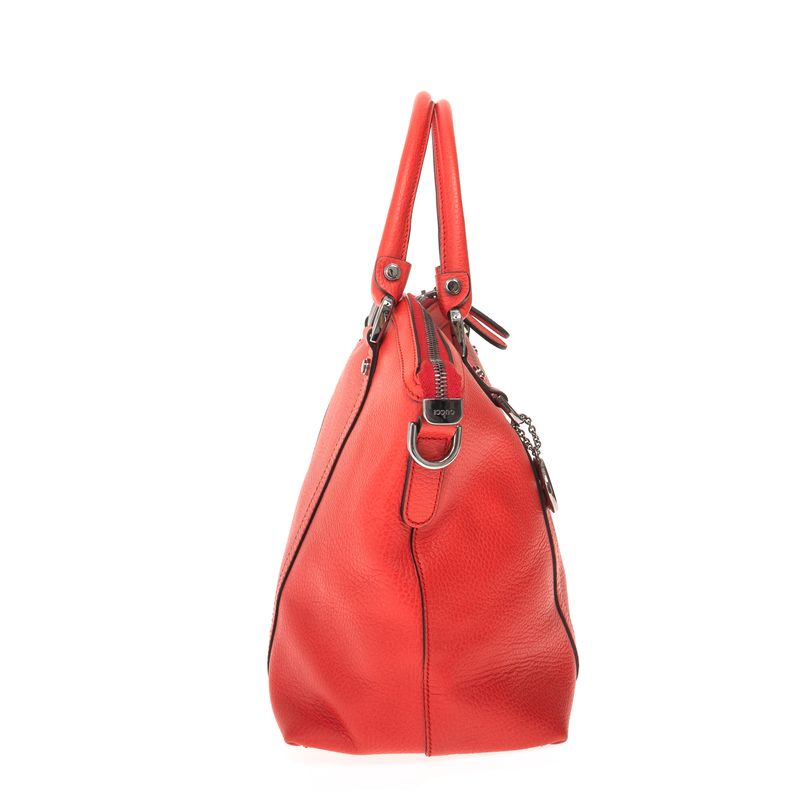 Bolsa-Gucci-Dome-Satchel-Couro-Coral