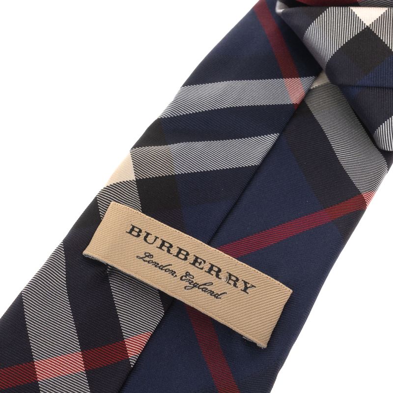 Gravata-Burberry-Vintage-House-Check-Azul