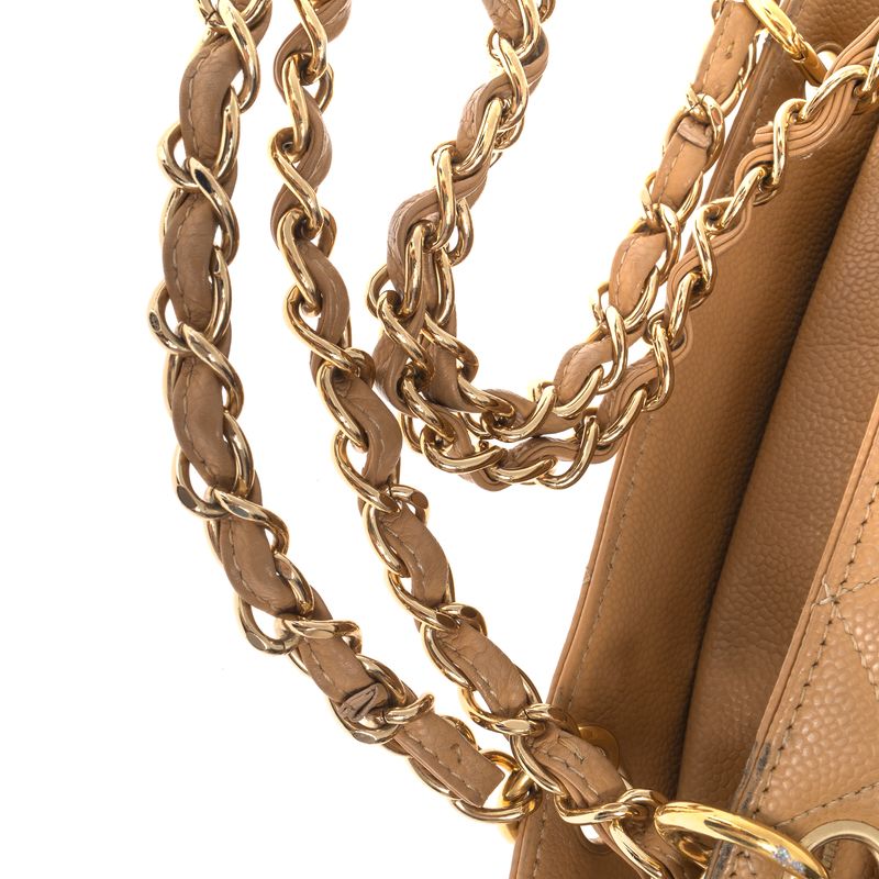 Bolsa-Chanel-Petite-Shopping-Timeless-Tote-Caviar-Bege