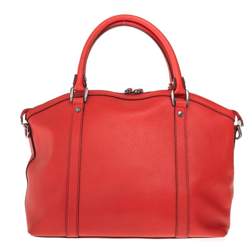 Bolsa-Gucci-Dome-Satchel-Couro-Coral