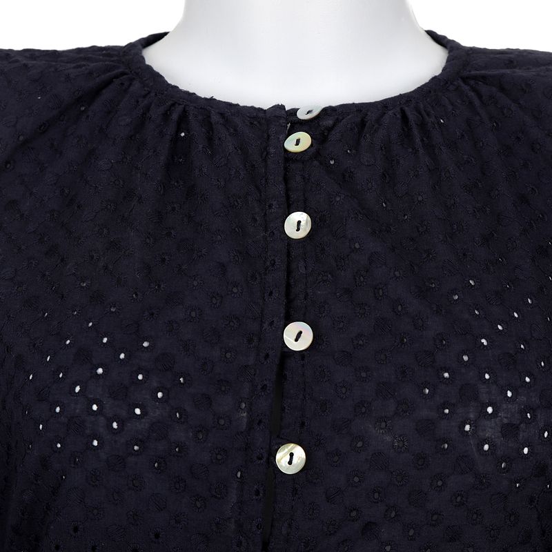 Vestido-Gaya-Botoes-Azul-Marinho-
