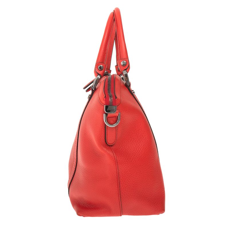 Bolsa-Gucci-Dome-Satchel-Couro-Coral