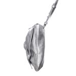 Bolsa-Carina-Duek-Laco-Couro-Prateado-