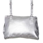 Bolsa-Carina-Duek-Laco-Couro-Prateado-