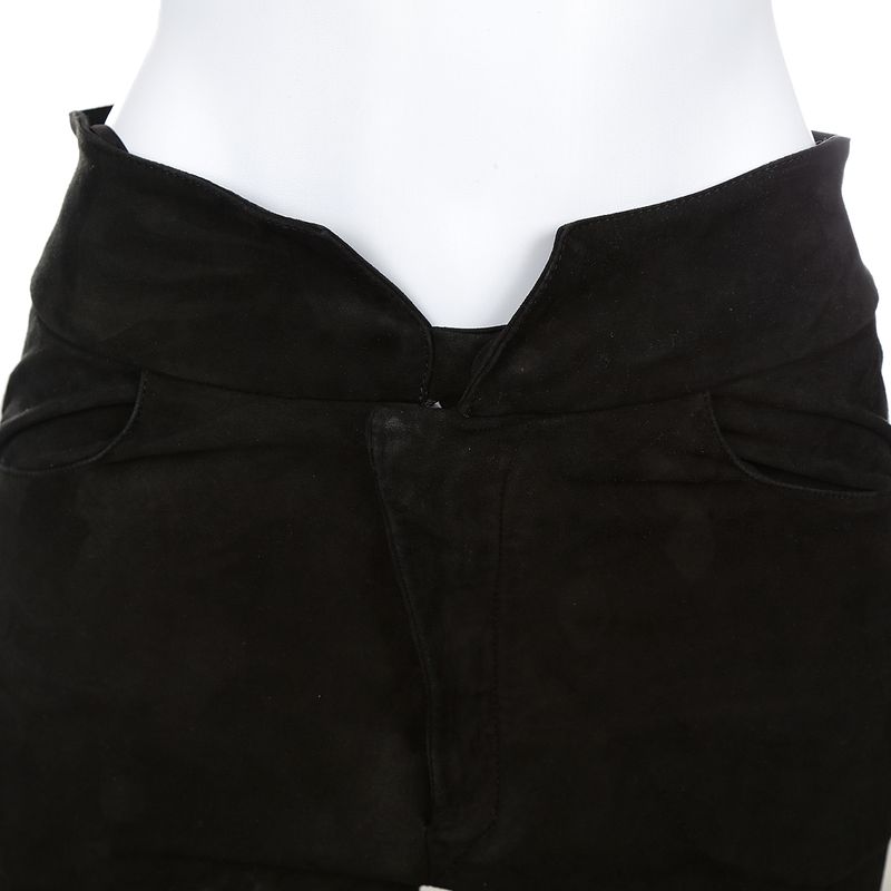 Calca-Isabel-Marant-Couro-Preta-
